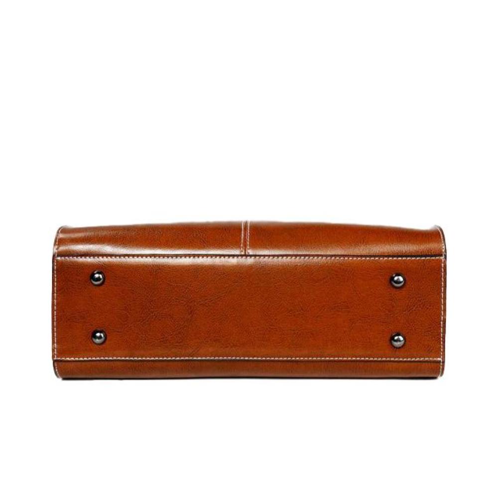 Elegante Handtasche | Kunstleder | Klassischer Business-Look