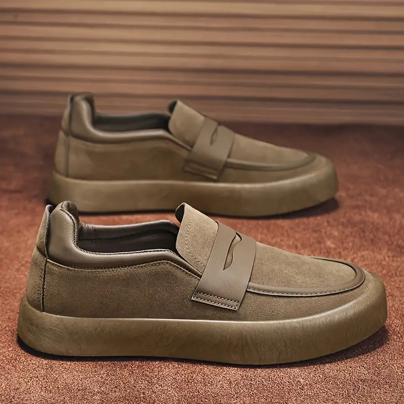 Duane - Herren Solide Lässig Bequem Loafer