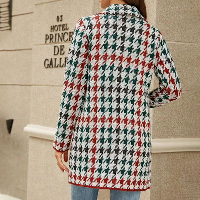 Mantel mit Karomuster | Reverskragen | Klassisch-modern