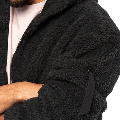 Sebastian - gemütlicher herbst/winter windbreaker mit kapuze für herren