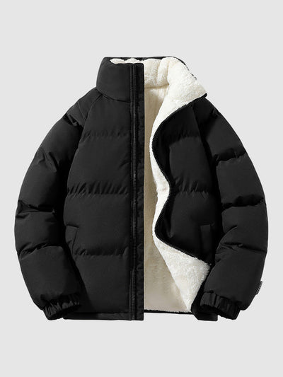 Steppjacke mit Reißverschluss | Teddy-Innenfutter | Wärmender Komfort
