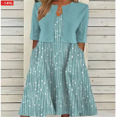 Wilhelmina – Florales Midi-Set