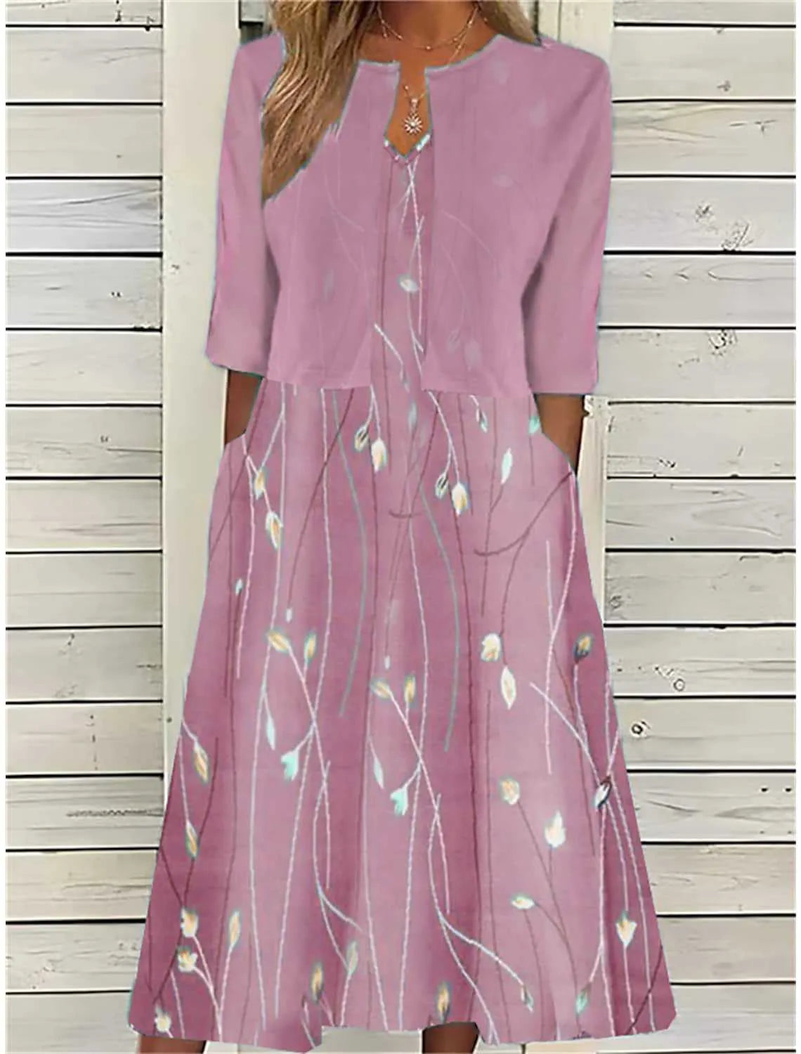 Wilhelmina – Florales Midi-Set