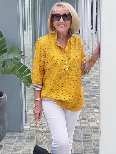 Cosima – Stilvolles Baumwoll-Leinen-Hemd