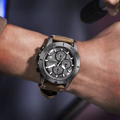 Dial Quarz Chronograph Herrenuhr