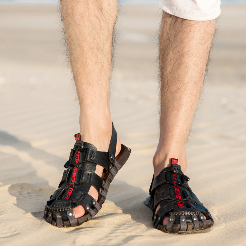 Zues - Robuste Herren-Outdoor-Sandalen, stilvoll