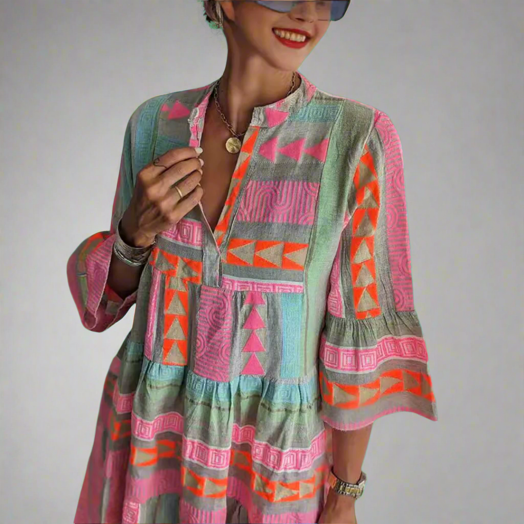 Runhild | Elegantes Midikleid aus Premium-Qualität