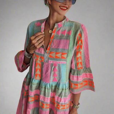 Runhild | Elegantes Midikleid aus Premium-Qualität