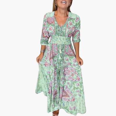 Andrea | Bohemian Flow Maxikleid