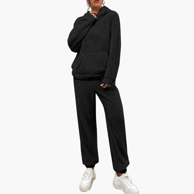 Teddy Hoodie Loungewear für Damen