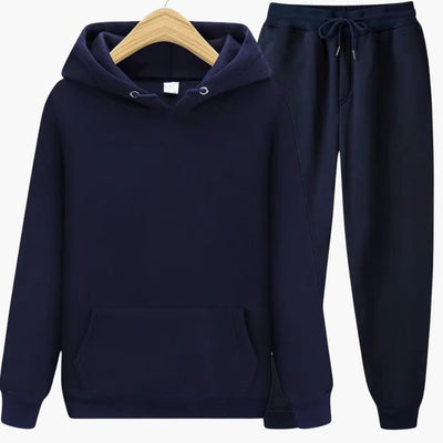 Herren Jogginganzug mit Kapuzenpullover und Bündchenhose