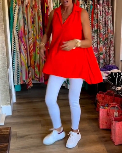 Fashionmoment® Rüschen-Top mit Revers – Trendiger Style für jeden Anlass