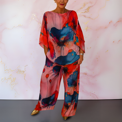 Moniek™ | Satin Zweiteiliges Damenset