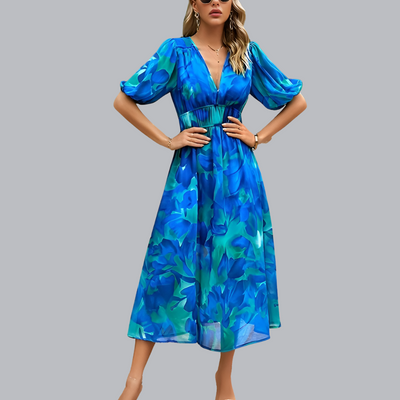 Charlotte™ | Elegantes V-Ausschnitt Kleid