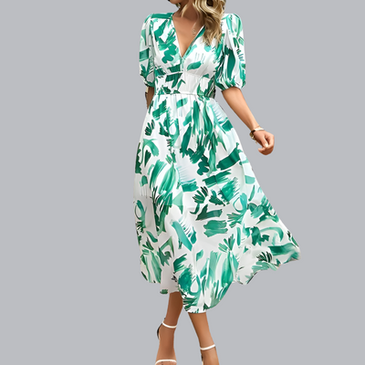 Charlotte™ | Elegantes V-Ausschnitt Kleid