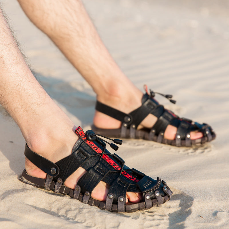 Zues - Robuste Herren-Outdoor-Sandalen, stilvoll