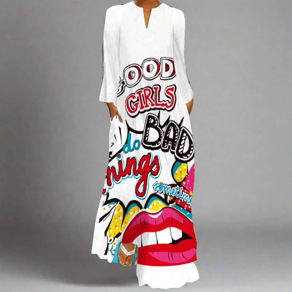 Krimhildis | Luftiges Maxikleid für elegante Sommertage