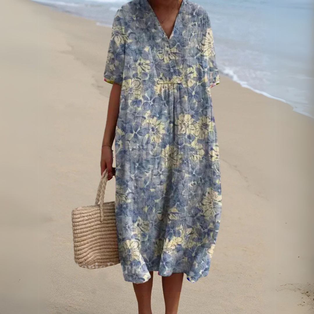 Fashionmoment™ | Elegantes Blumenkleid