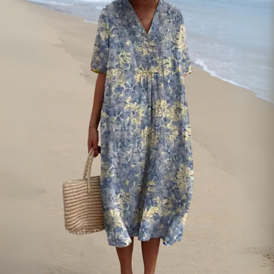 Fashionmoment™ | Elegantes Blumenkleid