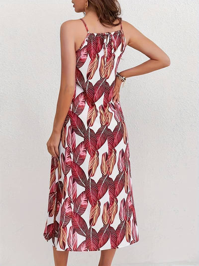 Nova - Ärmelloses Midikleid mit Schlitz