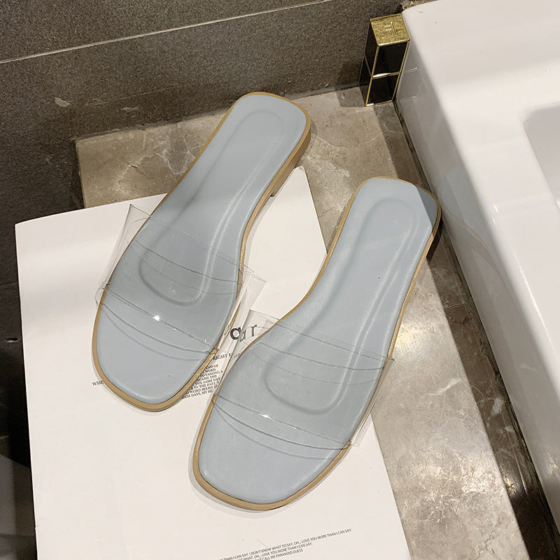 Damen Transparente Mules mit komfortabler Innensohle und modischem Design Fudus
