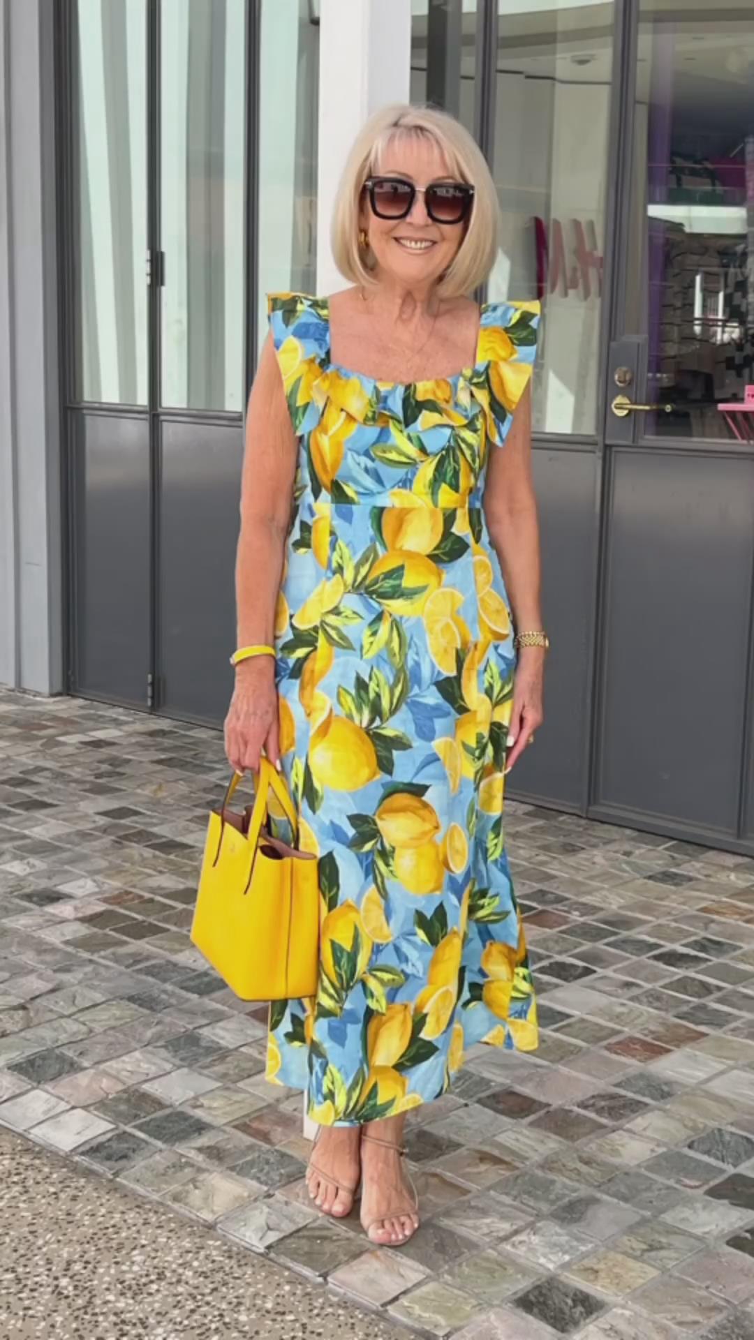Sonnen- und Zitronenkleid 🍋