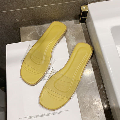 Damen Transparente Mules mit komfortabler Innensohle und modischem Design Fudus