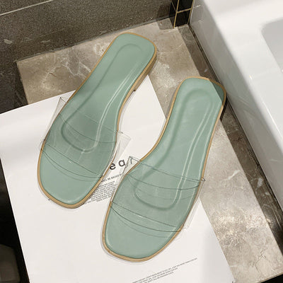 Damen Transparente Mules mit komfortabler Innensohle und modischem Design Fudus