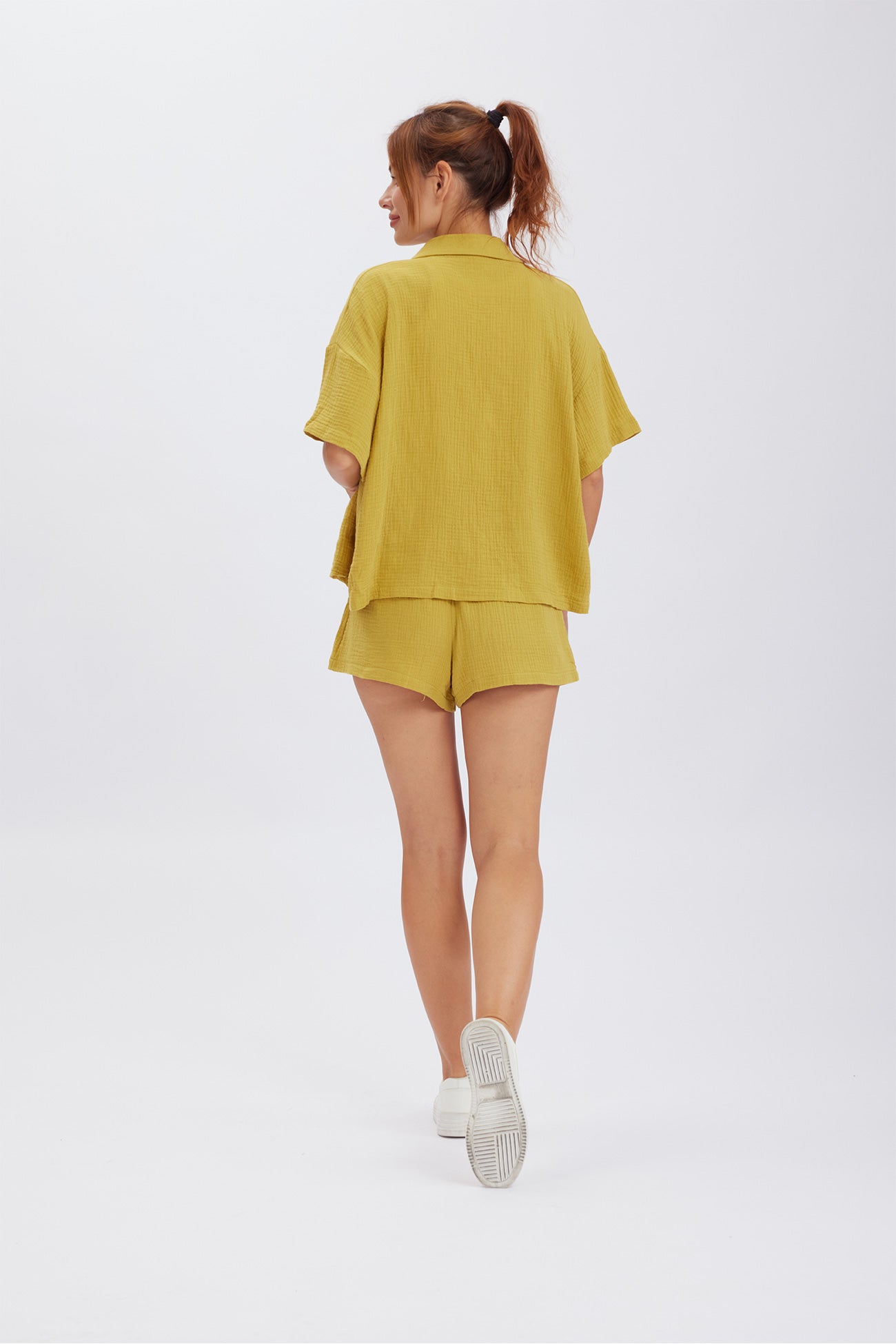Zweiteiler aus Strukturstoff | Sommerlicher Komfort | Lässiger Freizeitlook