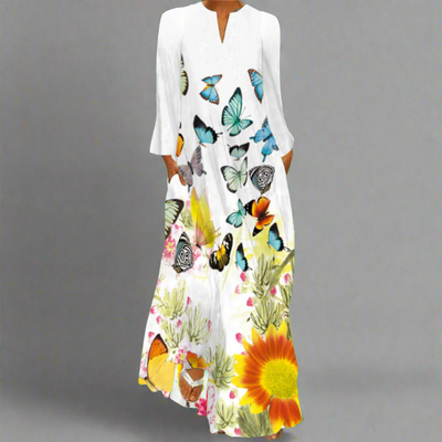 Krimhildis | Luftiges Maxikleid für elegante Sommertage