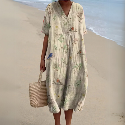 Fashionmoment™ | Elegantes Blumenkleid