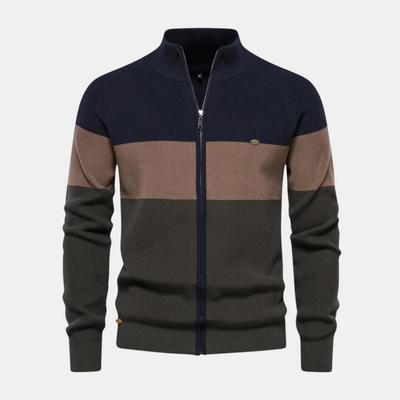 Dirk-Jan™ Gestreifte Strickjacke