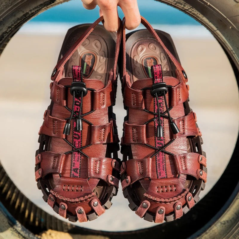 Zues - Robuste Herren-Outdoor-Sandalen, stilvoll
