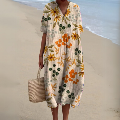 Fashionmoment™ | Elegantes Blumenkleid