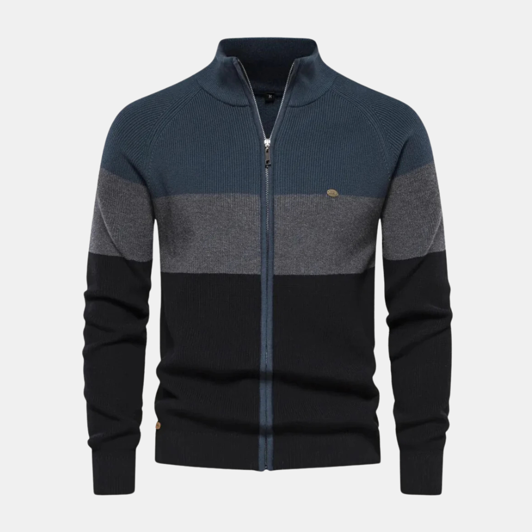 Dirk-Jan™ Gestreifte Strickjacke