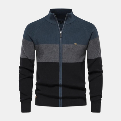 Dirk-Jan™ Gestreifte Strickjacke