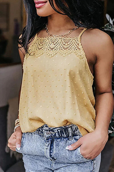 Tinaa - stylisches spaghetti träger sommer top