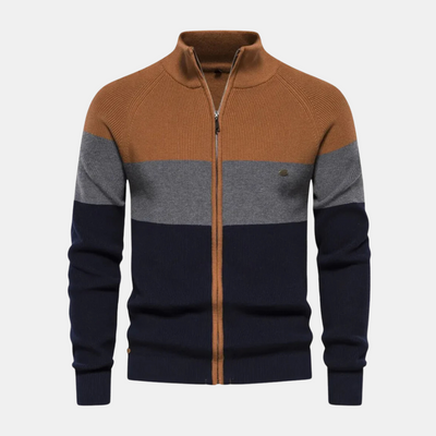 Dirk-Jan™ Gestreifte Strickjacke