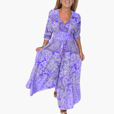 Andrea | Bohemian Flow Maxikleid
