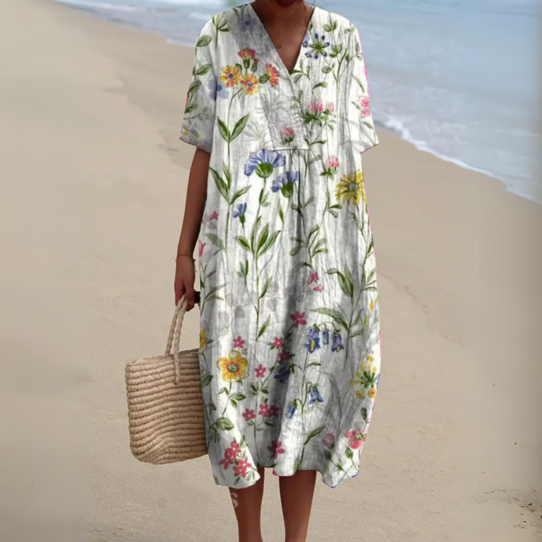 Fashionmoment™ | Elegantes Blumenkleid