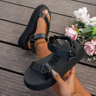 Neelee – Sandalen Mit Klettverschluss Und Plateau