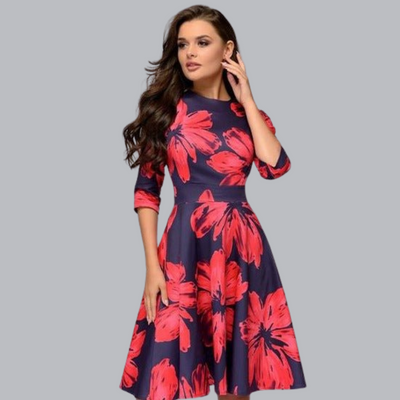 Rosamunde™ | Blumenkleid – Zeitlose Romantik & Eleganz