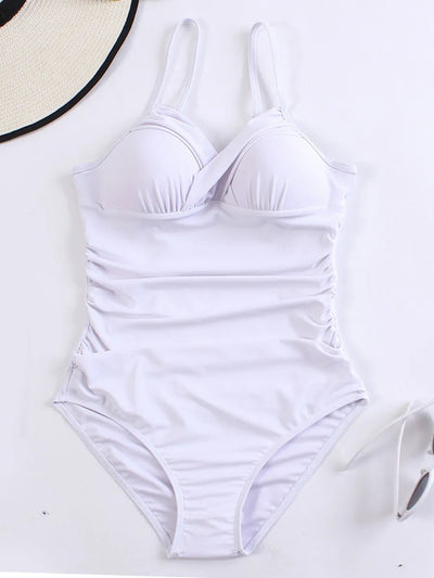 Julianna - Stilvoller Gepolsterter Übergröße Badeanzug