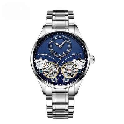 Doppeltourbillon Leuchtende Mechanische Herrenuhr