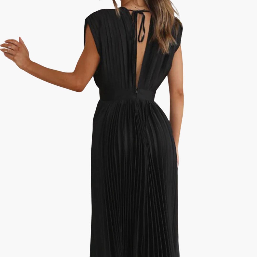 Elegantes Midikleid mit V-Ausschnitt - Damen Abendmode Farfetch