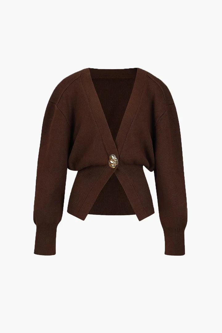 Marylynn Strickjacke mit Knopfleiste
