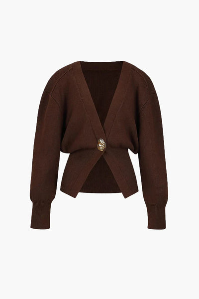 Marylynn Strickjacke mit Knopfleiste