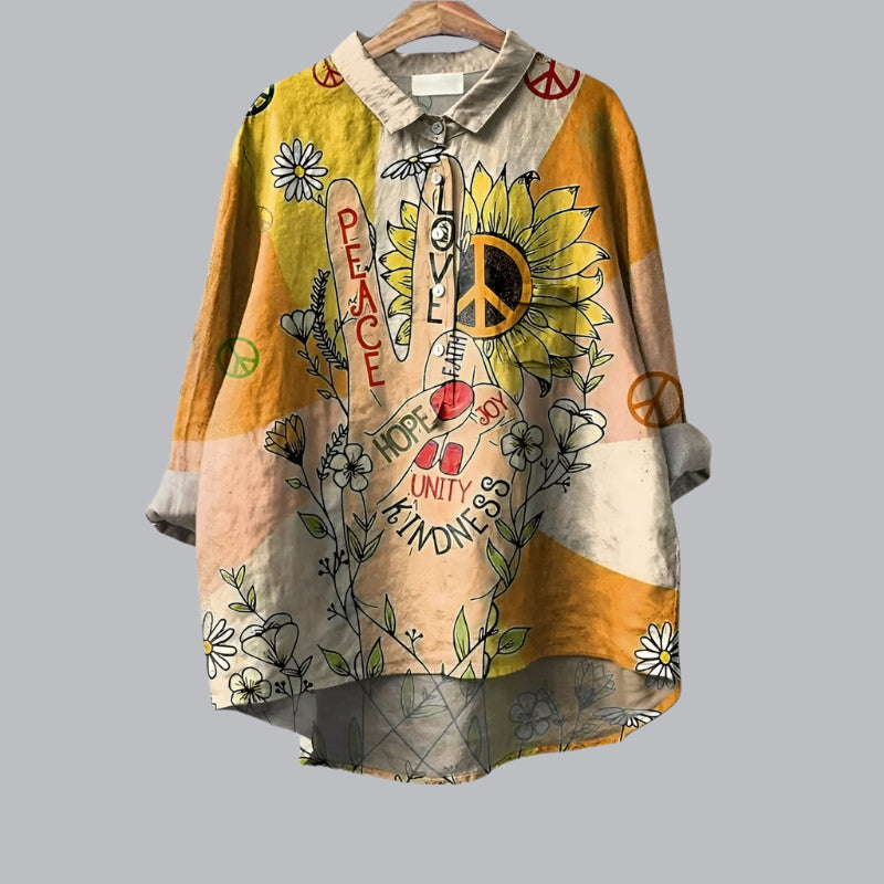 Hildburga™ | Modische Vintage Bluse