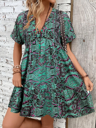 Emilia | Plus Size Kurzarm-Kleid