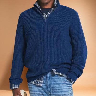 Hugo | Gestrickter Pullover mit Reißverschluss